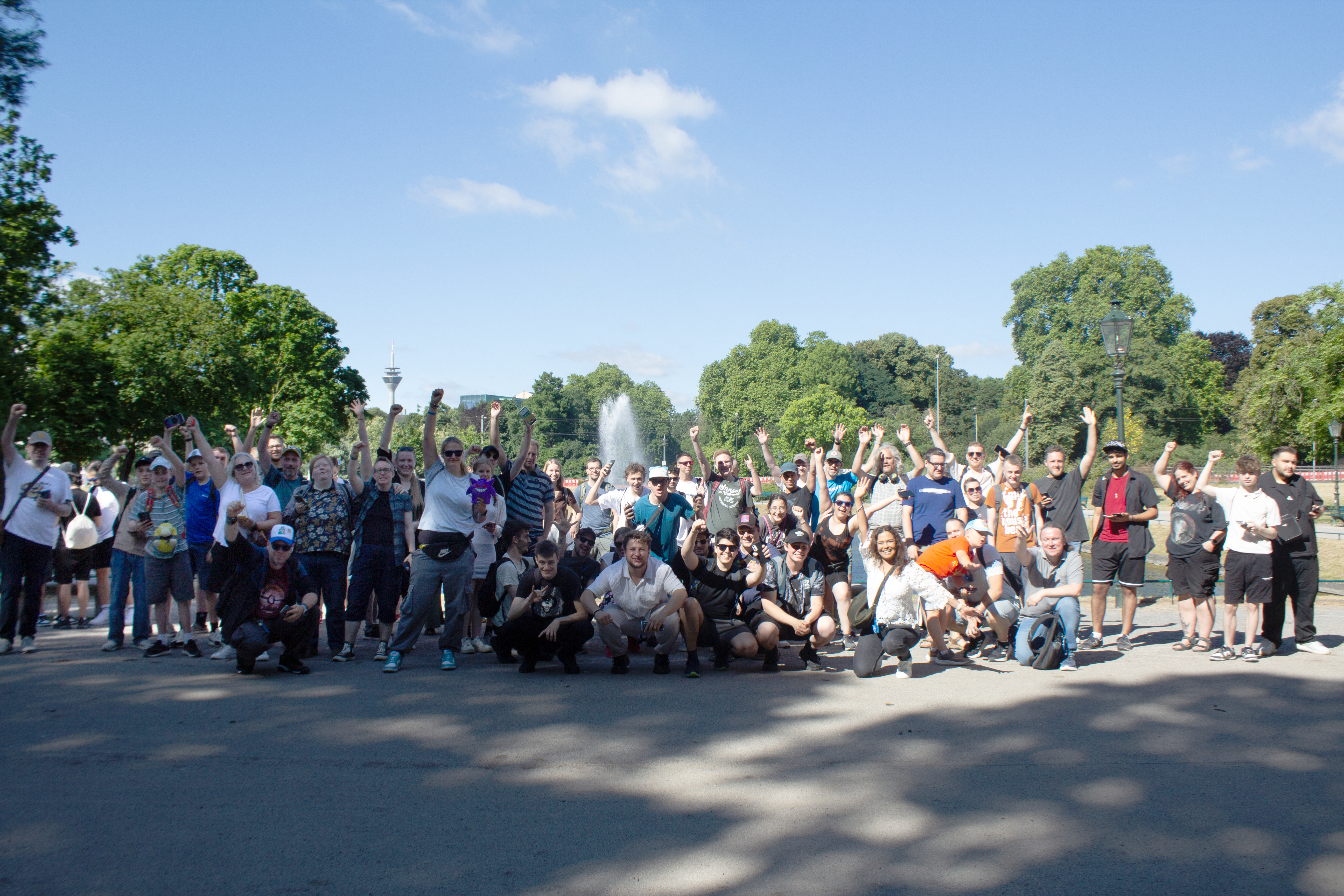 Group photo in the Hofgarten